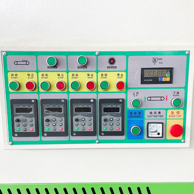 Houtborstelsandpoetsmachine met 9-stukken schijfbrushes en 1,5 kW motor