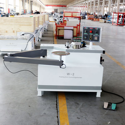 10.8m/min Panel Feed Speed Mini Folding Arm Edge Banding Machine voor MDF PVC Panel