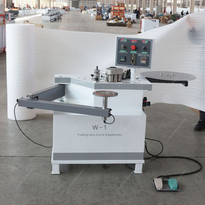 Werkwijze Volledig automatische randbandmachine voor vouwarmcurve