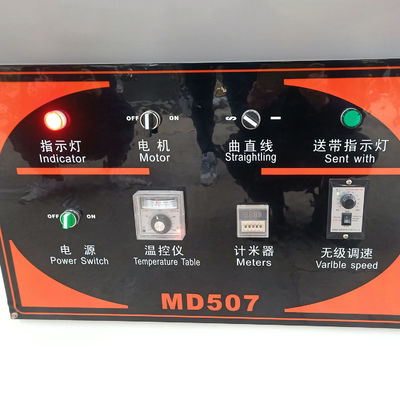 MD507 Houtbewerking Rechte en krom Kleefmachine PVC Randbandmachine Makkelijk