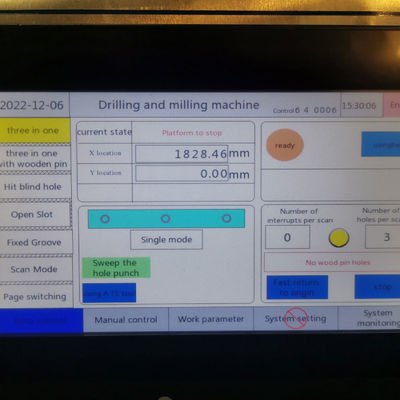 Productie-installatie Automatische boormachine voor houtrand met hoge precisie