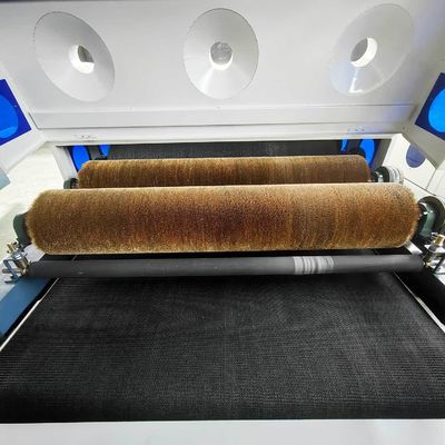 2100 kg Automatische houtwerkvloer Stalen draad borstel Slijpen Hout teken machine