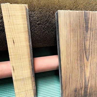 2100 kg Automatische houtwerkvloer Stalen draad borstel Slijpen Hout teken machine