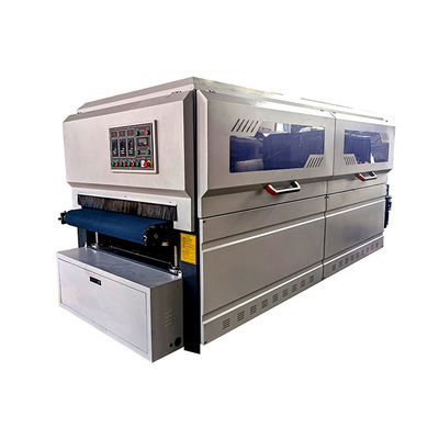 Houtborstel-sandmachine van 1300 mm voor automatisch polijsten van keukenkastdeuren
