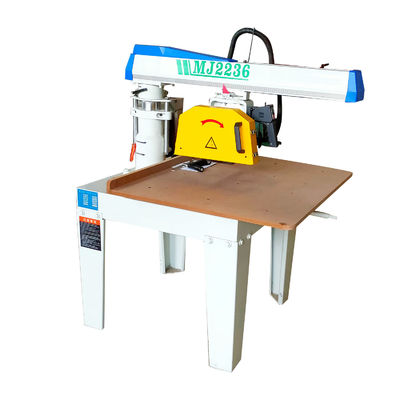 MJ2236 Kleine universele rockerarm zagen hout snijmachine met ingebouwde swing hoek schaal