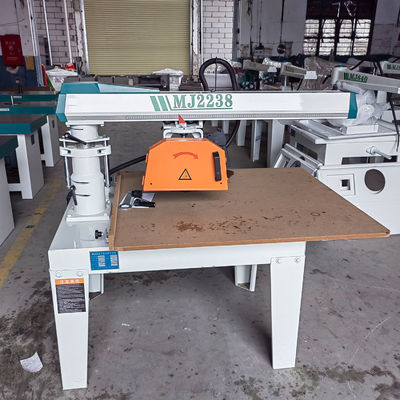MJ2236 Kleine universele rockerarm zagen hout snijmachine met ingebouwde swing hoek schaal