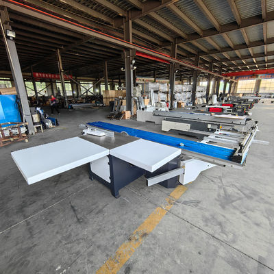 780 kg Gewicht MJ3200 45/90 graad 3200mm Schuifzaag voor houtbewerking in zaagmachines
