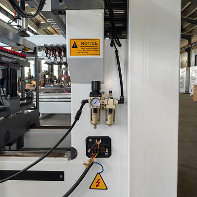 nauwkeurigheid Houtbewerking 4 rijen Bormachine voor meubels Verticale horizontale boor