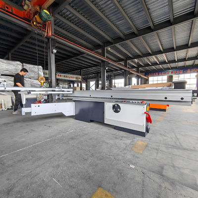 Semi-automatische 3200 mm paneelzaag MJ6132 Schuiftafel Precision Hout Snijmachine