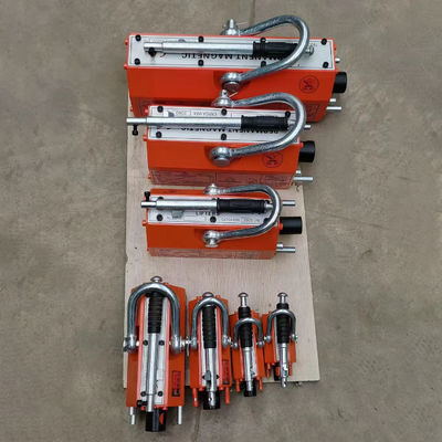 Buffers van roestvrij staal geïnstalleerd V-type magnetische heftoestellen voor metalen stukken