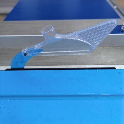 5.5KW Houtbewerkingsmachines Dubbele zaagbladen Schuiftafelzaag voor 45 90 graden snijden