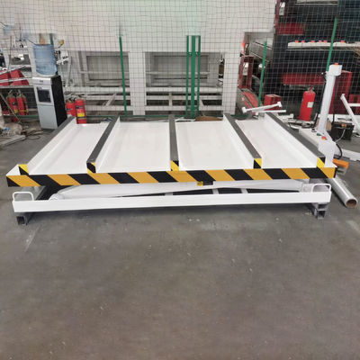 Zware hydraulische schaar-lifttafel voor het verwerken en laden van paneelmobilen