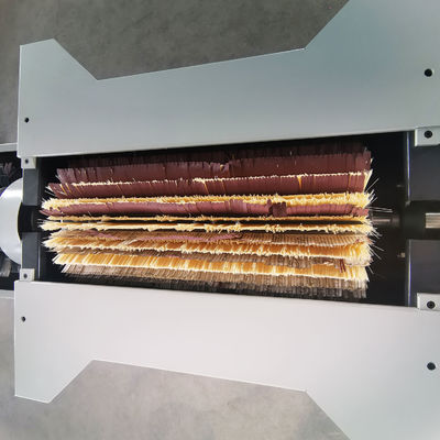 Drie rollers trommelborstel schuurmachine voor meubels horizontale borstel schuurmachine