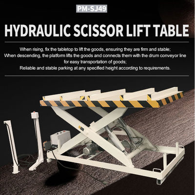 Zware hydraulische schaar-lifttafel voor het verwerken en laden van paneelmobilen