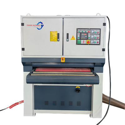 27.87kw R-R1000 Wide Belt Bench Sander voor hout dikte zand en stofverzameling