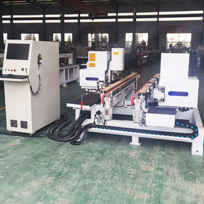 Hoogvermogende CNC-deur slot- en scharnierborenmachine voor de vervaardiging van horizontale deuren