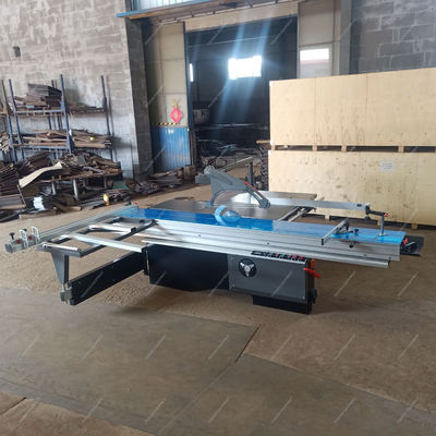 MJ3200 Volledig automatische houtbewerkende schuiftafel zag 45 graden schuin snijplank