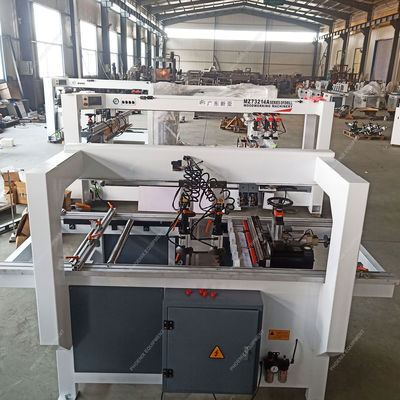 Bouwmaterialen winkels Houtbewerking Lijn 2 Hoofdgatenborer met 1,5*2 kW vermogen