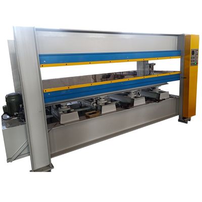 Geavanceerde vorm deur huid Hot Press Machine voor verschillende grootte houten deur