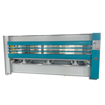 Geavanceerde vorm deur huid Hot Press Machine voor verschillende grootte houten deur