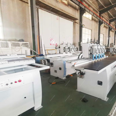 Vier hoofd elliptische vorm scharnier jig boor holes hout paneel Puncher freesmachine