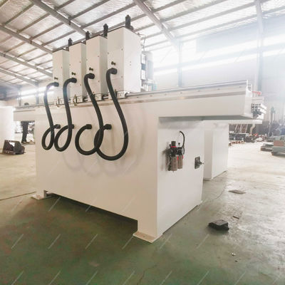 Vier hoofd elliptische vorm scharnier jig boor holes hout paneel Puncher freesmachine