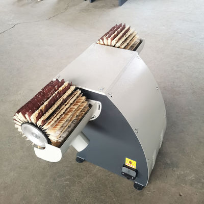 Houtpoetsmachine met dubbele kop trommelborstel poetsmachine voor het polijsten van meubels van massief hout