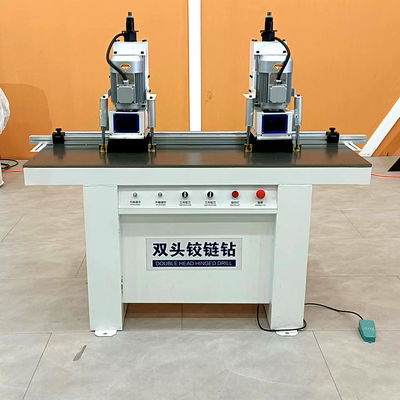 Precision Cabinet Double Head Hinge Houtboormachine voor klantvereisten