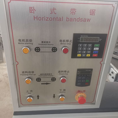 17.22kw Power Horizontal Band Saw Machine voor het snijden van blokken en planken in houtbewerking