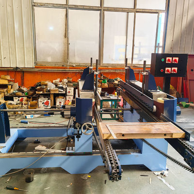 Verstelbaar gewicht KG 320 KG Houtbewerkingsmachines Dubbelzijdige lineaire zandmachine