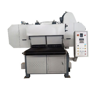 710 mm zaagwieldiameter horizontale dubbele reesaw houten bandzaagmachine voor gladde snijwerk