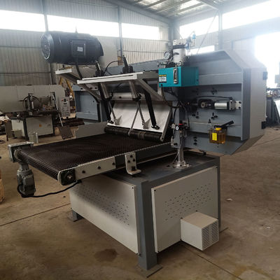 710 mm zaagwieldiameter horizontale dubbele reesaw houten bandzaagmachine voor gladde snijwerk