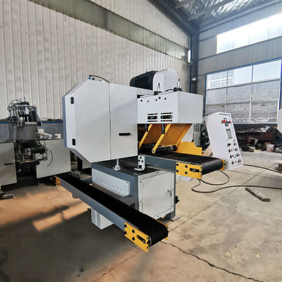 MJ300 High Speed Auto Feed Grote Up Zaag Solid Wood Cutting Horizontale Band Zaagmachine
