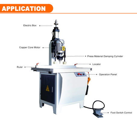 800x750x1700mm enkellijnse nummer scharnier boremachine voor verticale kast boren