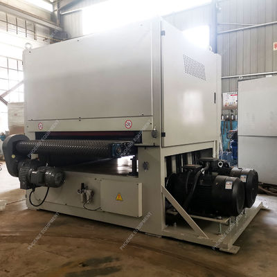 41.37kW Kracht Houtbewerking Zware breedbandsandmachine voor massief houten plaat