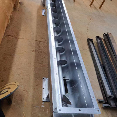 Op maat gemaakte stalen schroefconveyor TDLXU330-5 met 5900mm lengte en motor sleutels