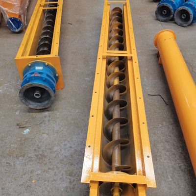 108 mm spiraalvormige schachtdiameter TDLXU330-5 schroefloze schroefconveyor in de aangepaste industrie