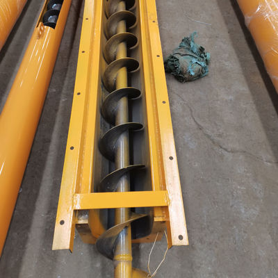 108 mm spiraalvormige schachtdiameter TDLXU330-5 schroefloze schroefconveyor in de aangepaste industrie