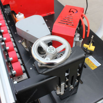Totaal vermogen 4kw draagbare mini MDF rolrandbanden curve machine voor houtbewerking