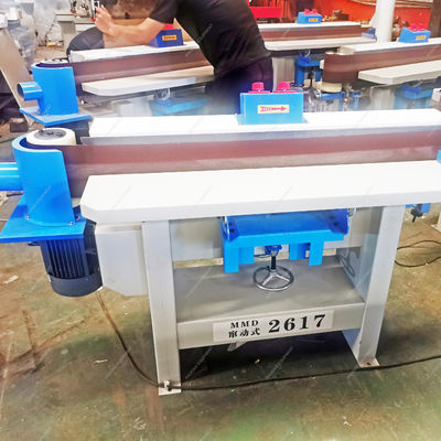 Automatische tafel met dubbelgordel rondsandmachine voor precisiehoutbewerking