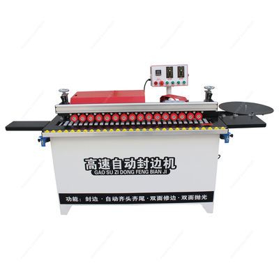 MDF Midden Desktop Rechte Automatische Kleine Rand Banding Machine met gemakkelijke bediening