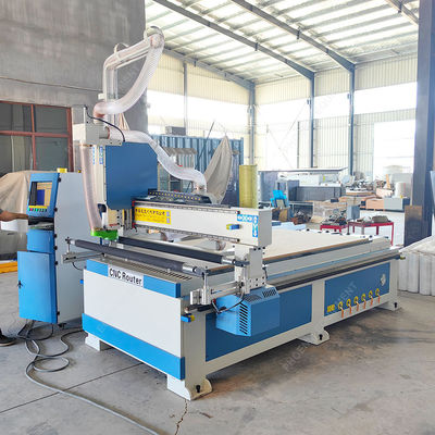 Eenvoudige spindel Houtbewerking Snijwerk Gravure CNC Router Machine met 1300mm Travel