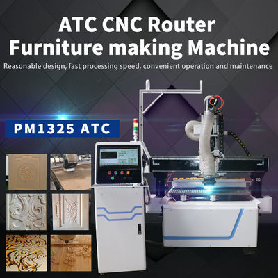 Vacuum Adsorptie Borden 3 Assen Houten Router voor Meubels 3D Hout Snijwerk PM1325 ATC