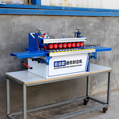 High Productivity Portable Edge Banding Machine met automatisch kleven en trimmen