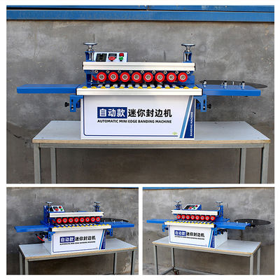 Randbandmachine voor houtbewerking Mini Auto Curve en rechte lijn Dubbele functie