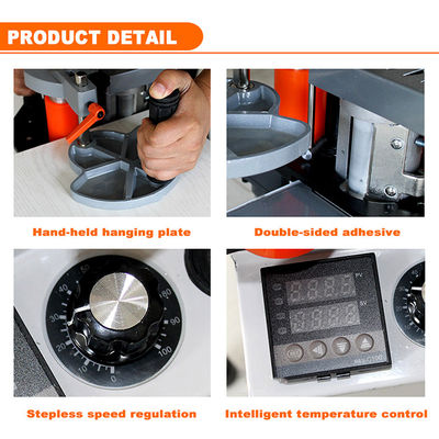 PVC-kromme en rechte mini draagbare randbander handmatige randbandmachine