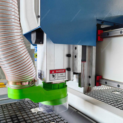 1700 kg gewicht CNC-router voor houtsnijwerk met horizontale boor- en boorfuncties