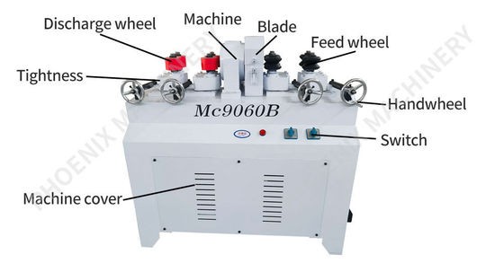 15-60 mm verwerkingsdiameter MC9060B Houten stokmachine voor meubelversiering
