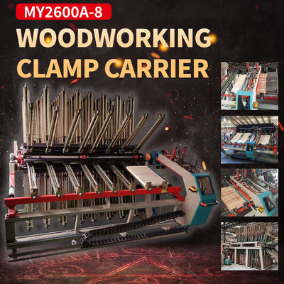 Hoge productiviteit MY2600A-8 Rotary Wood Composer Pneumatische Clamp Carrier Hydraulische Hout Clamp Carrier Machine