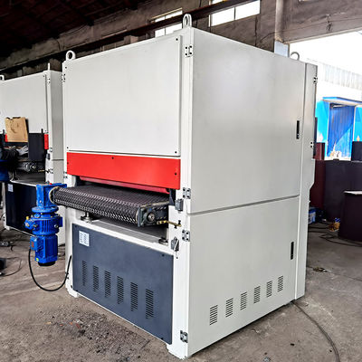 3500 KG R-RP1000 Precise Kalibrating Wide Belt Grinding Sander Sanding Machine voor gecompliceerd massief houten vloer